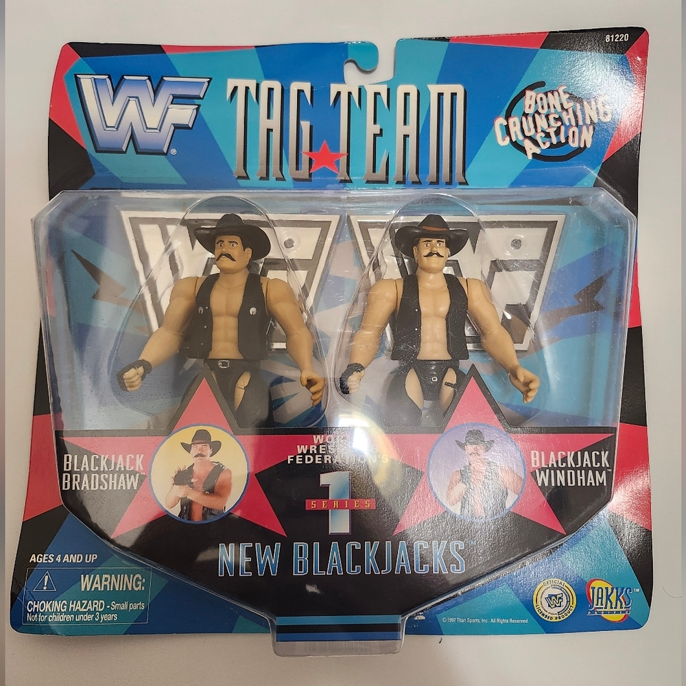 WWF WWE New Blackjacks Action Figures